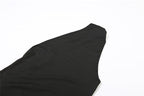 Classic Noir Muse Evening Dress – Detail View
