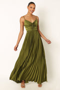 Captivating Terra Drape Evening Dress – Texture Detail