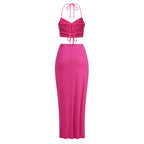 Alluring Flamingo Nights Cocktail Dress – Model View