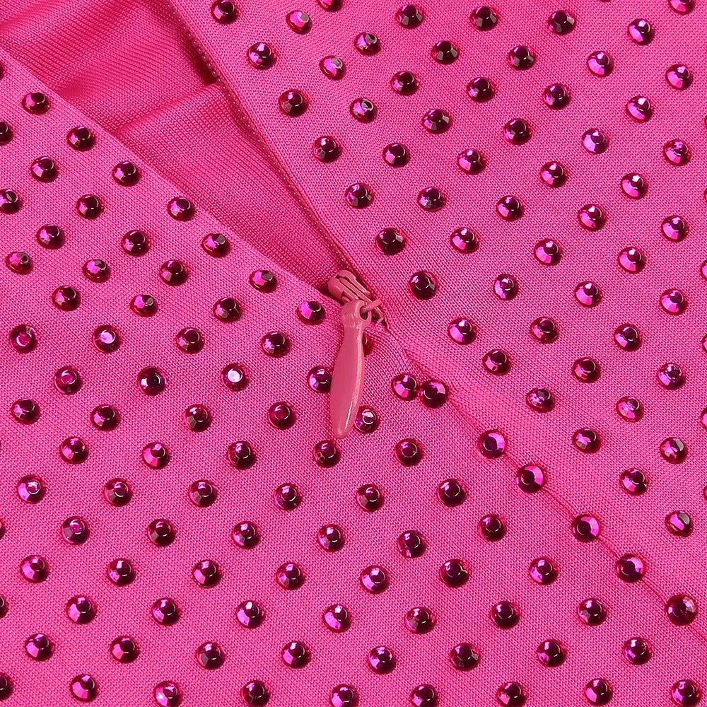 Alluring Flamingo Nights Cocktail Dress – Silhouette