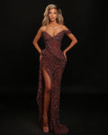 Refined Silent Oath Evening Dress – Front View