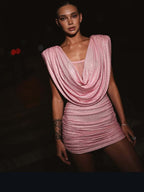 Polished Rose Dusk Cocktail Dress – Side View