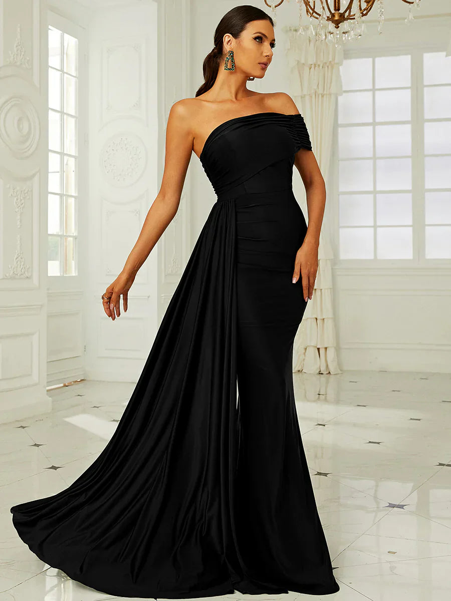 Chic Nocturne Grace Evening Dress – Front View