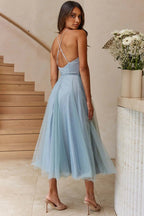 Stunning Citrine Dream - Light Evening Dress – Model View