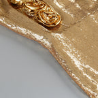Alluring Gilded Ember Evening Dress – Movement Shot