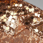 Radiant Golden Decadence Evening Dress – Texture Detail