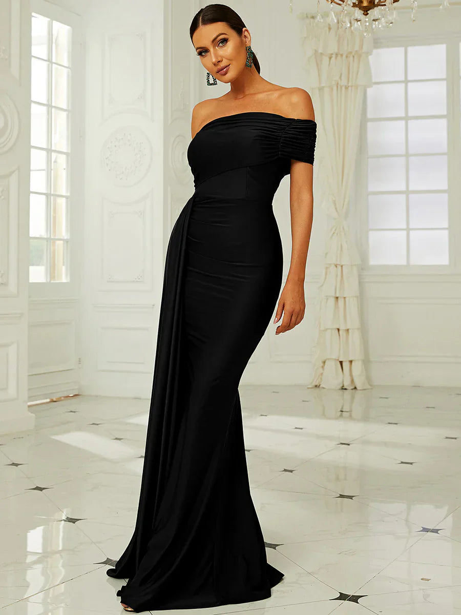 Chic Nocturne Grace Evening Dress – Detail View